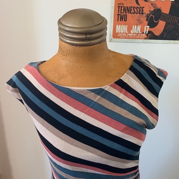 LOFT multicolored shift dress - Picture 3 of 4